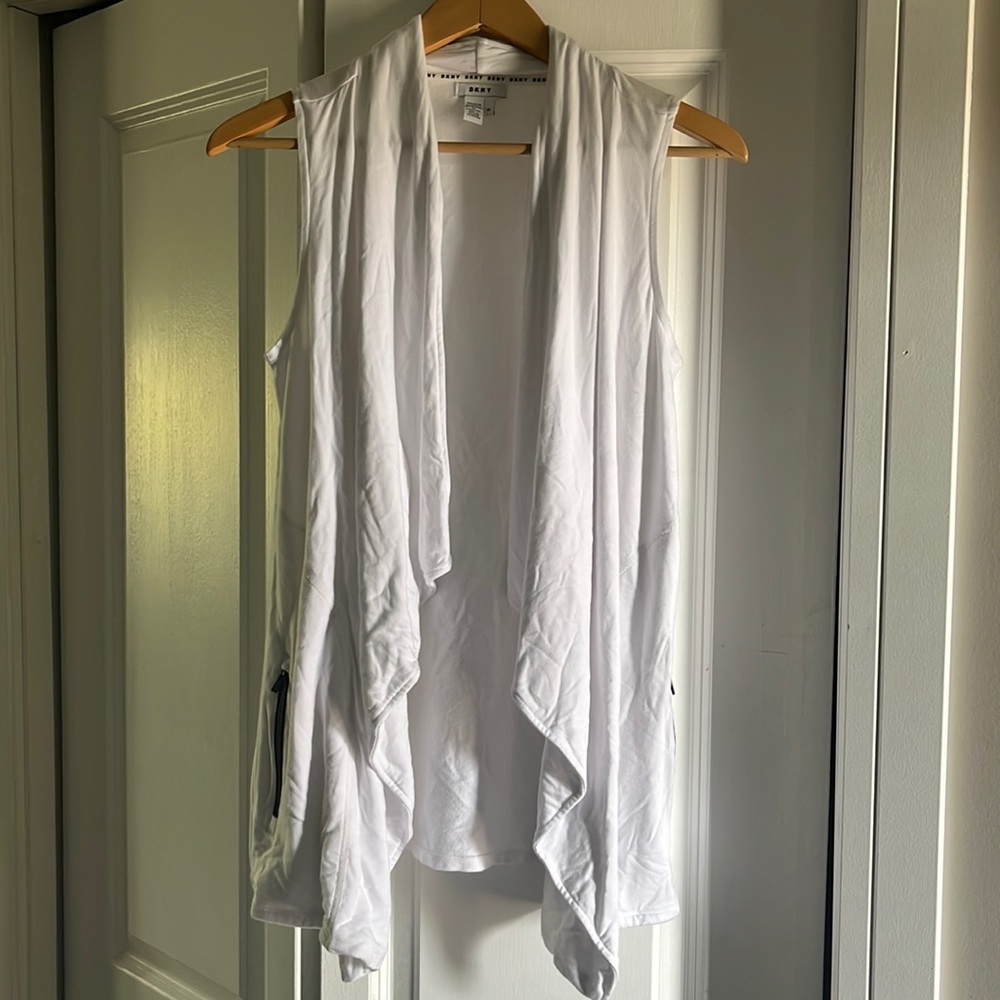 DKNY White Vest